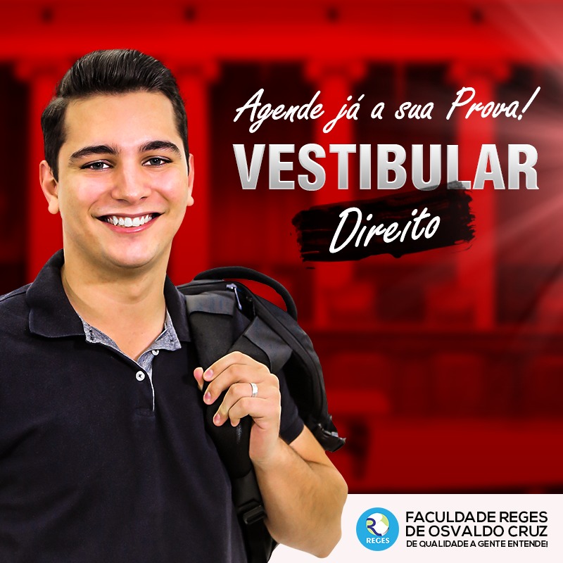 Faculdade Reges de Osvaldo Cruz inicia Vestibular Agendado para o Novo Curso de Direito